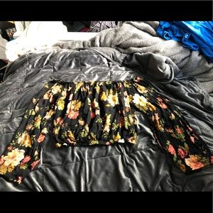 Charlotte Russe floral crop top